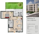 Grundriss - Wohnen mit Garten  65 m² Erdgeschosswohnung in Top-Lage am ISOTEC-Campus