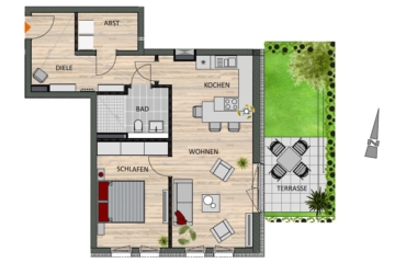 Modernes Wohnen und Leben in Leverkusen Schlebusch – Ihre barrierefreie Traumwohnung zum Kauf!, 51375 Leverkusen, Etagenwohnung