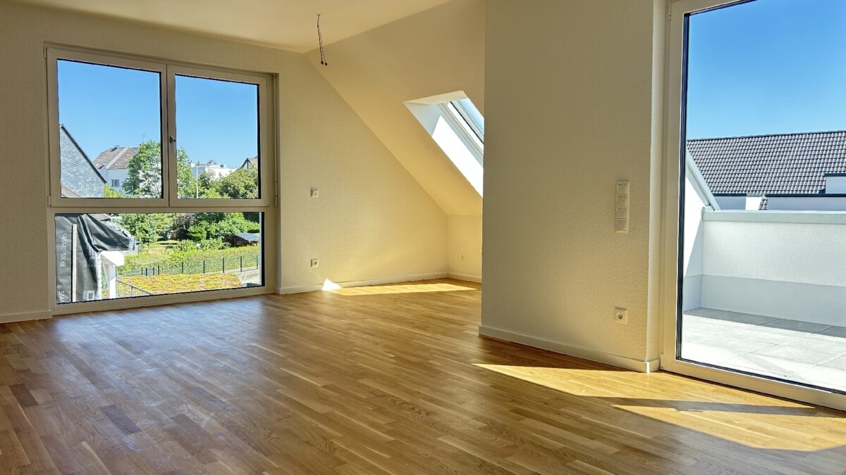 Balkon mit westlicher Ausrichtung