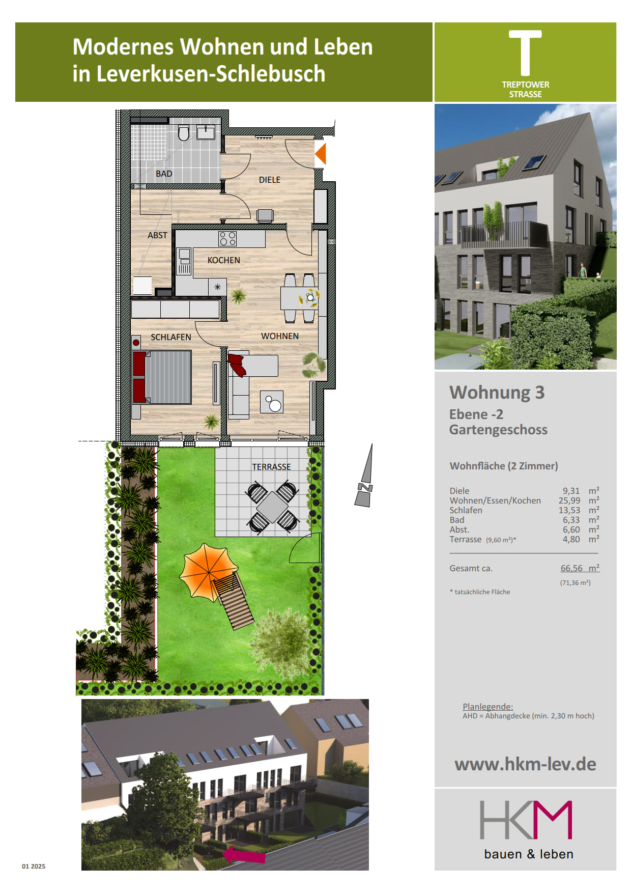 Grundriss der Wohneinheit