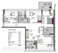 Grundriss der Wohneinheit - 4-Zimmer Dachgeschosswohnung mit Balkon und Loggia – Ihre Eigentumswohnung oder Kapitalanlage!