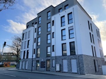 modernes Wohnen auf einer Ebene: stilvolle 3-Zimmer-Wohnung mit Terrasse und TG-Stellplatz, 51371 Leverkusen, Erdgeschosswohnung