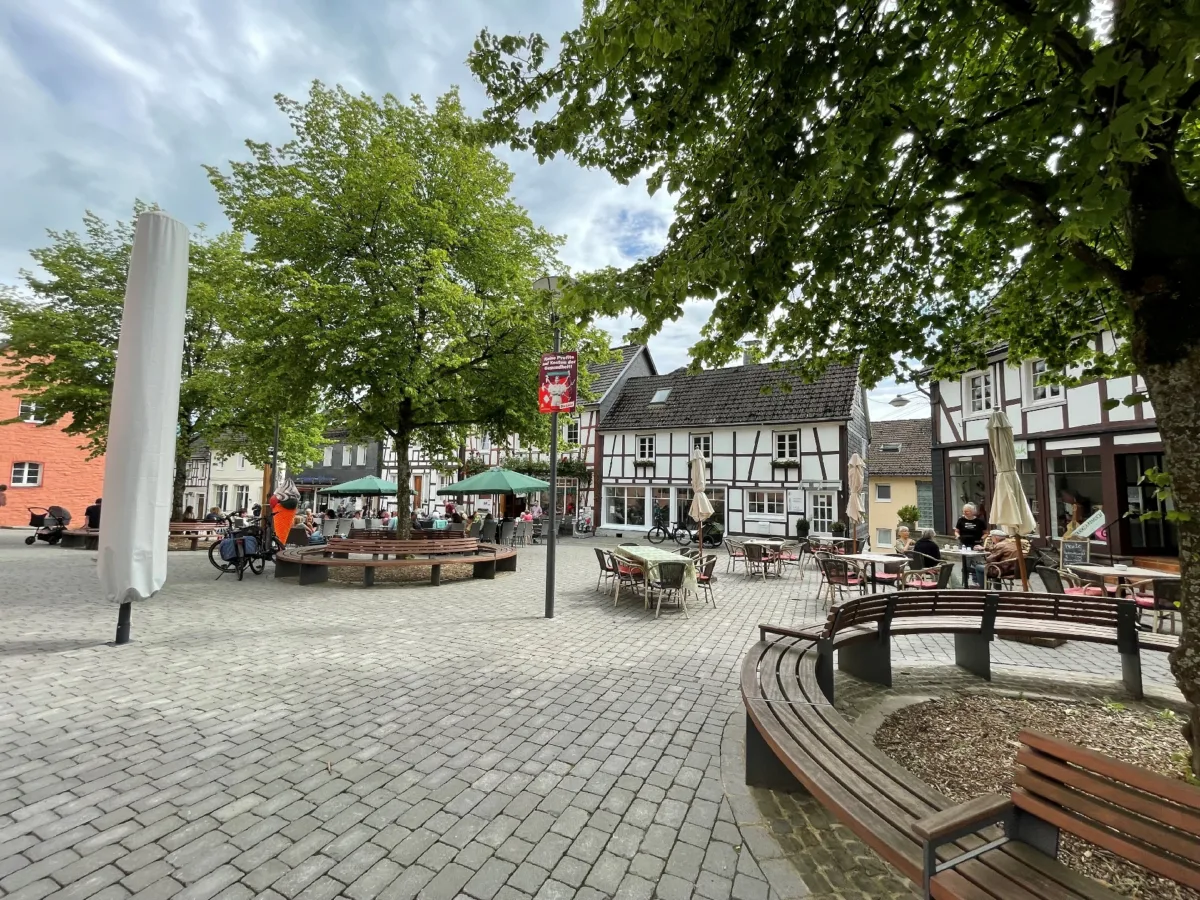 Marktplatz in Much