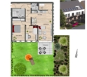 Grundriss der Wohneinheit - Komfortable 3-Zimmer Wohnung mit Gartenanteil in Leverkusen Schlebusch