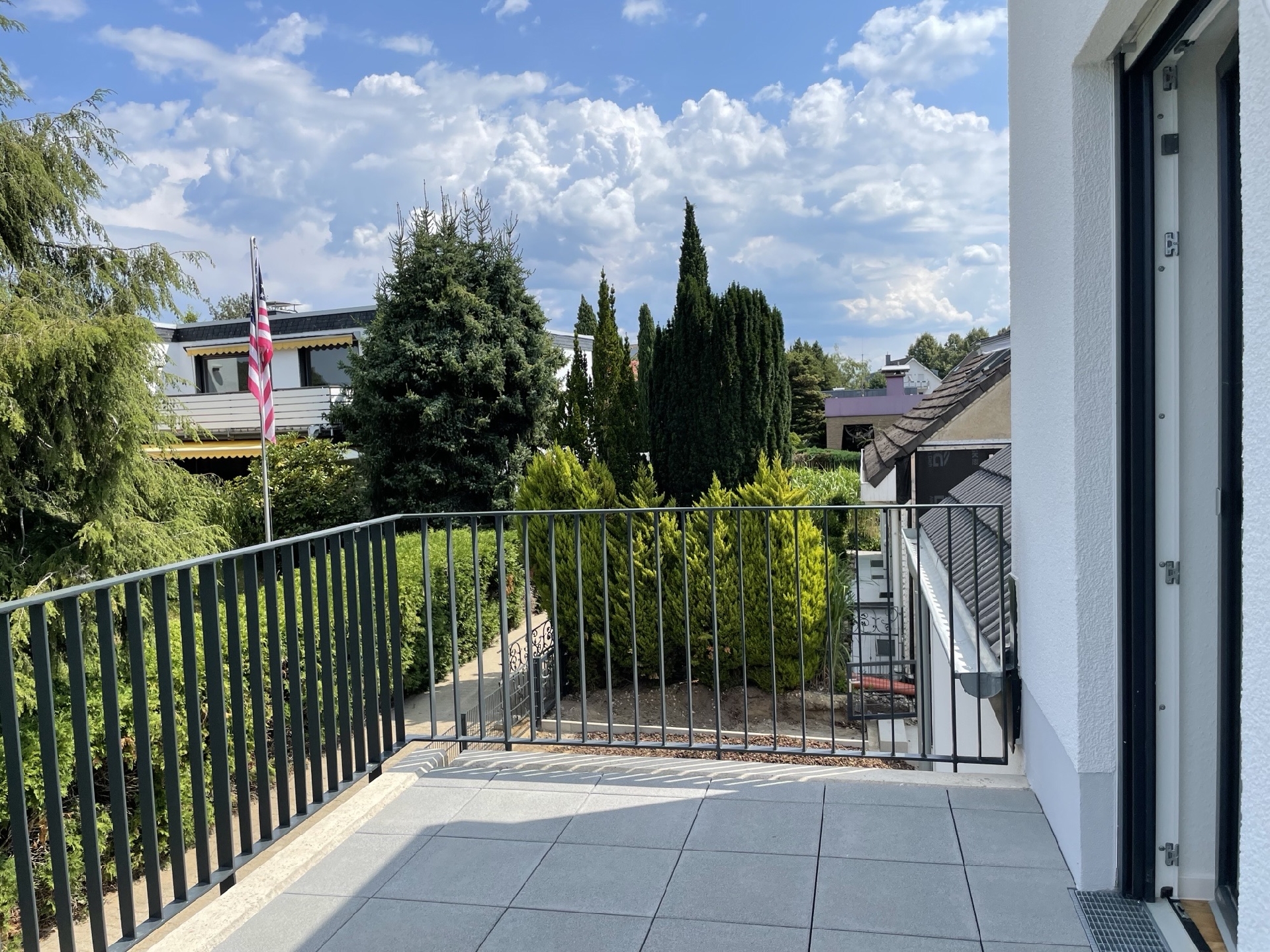 Balkon mit westlicher Ausrichtung
