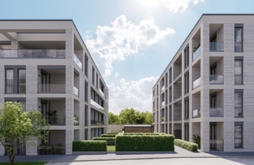 Moderne 2-Zimmer Wohnung mit Garten – Neubauvorhaben am Isotec Campus, Bergisch Gladbach, 51465 Bergisch Gladbach, Erdgeschosswohnung