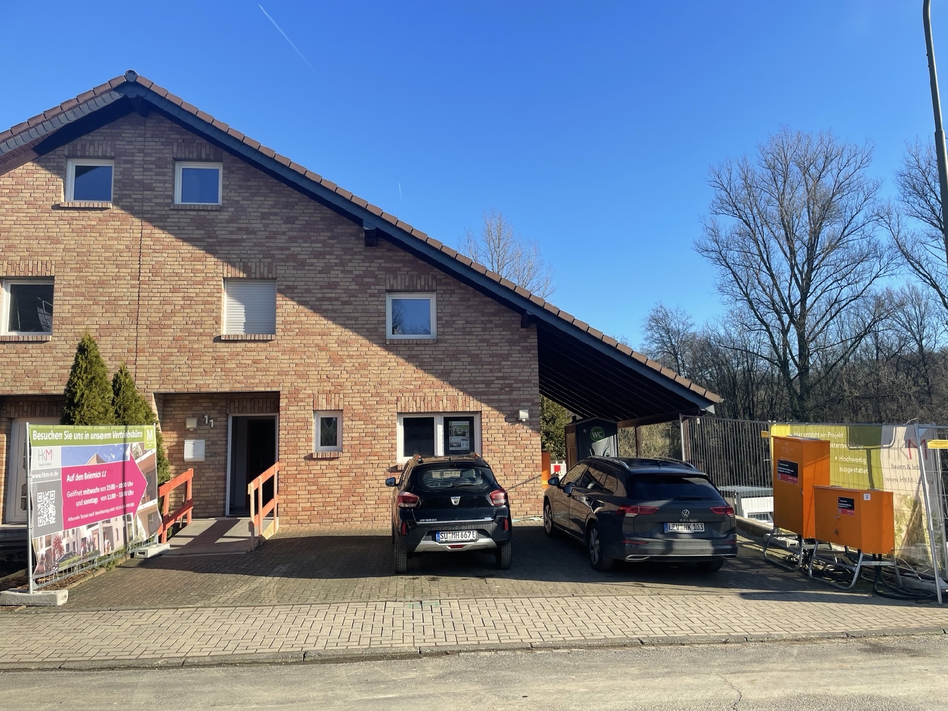 Hausansicht Straße